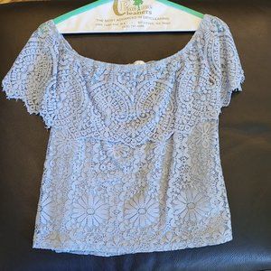 New BP Off-the-shoulder Lace Blouse
